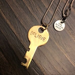The Giving Keys “Believe” Necklace